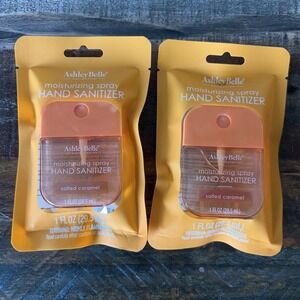 Ashley Belle Hand Sanitizer Spray Salted Caramel 1 Fl Oz Lot Of 2 Exp 9/18/28